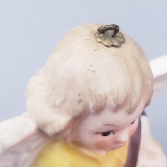 1977 Goebel Green Angel With Lute Bell Christmas Tree Ornament Lot of 3 - Picture 13 of 16